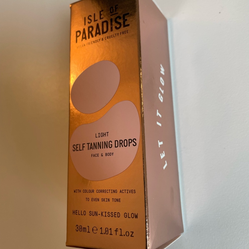 ☀️ isle of paradise tanning drops ☀️ 30ml LIGHT self tanning drops